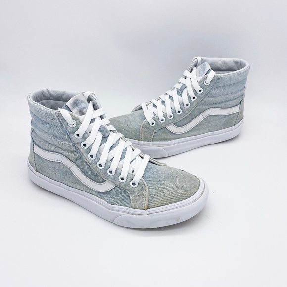 vans faded denim